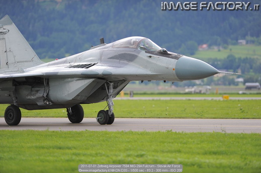 2011-07-01 Zeltweg Airpower 7584 MiG-29A Fulcrum - Slovak Air Force